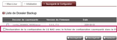 LG N2B1D - [Sauvegardez les paramètres sur le PC et restaurez] - 1