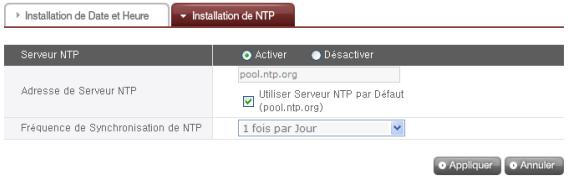 LG N2B1D - Paramétrage du NTP - 1