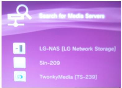 LG N2B1D - [Lire les contenus du serveur DLNA sur PS3™] - 1