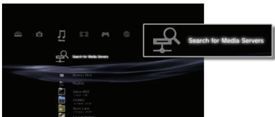 LG N2R1 - [Rechercher serveurs DLNA manuellement au PS3™] - 1