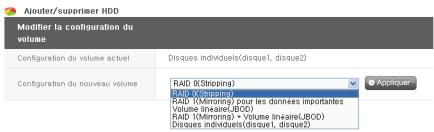 LG N2R1 - Configuration d'un Volume - 2