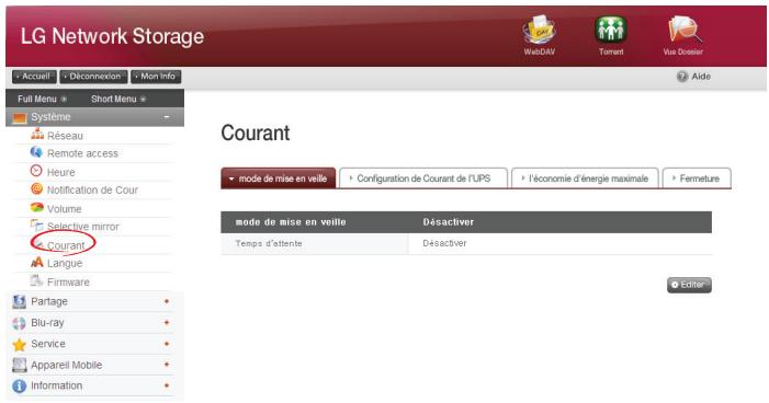 LG N2R1 - Gestion concernant l'alimentation - 1