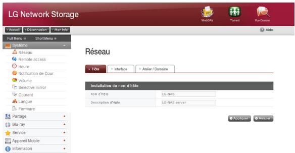 LG N2R1 - Paramétrage du Réseau - 1