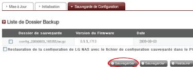 LG N2R1 - [Sauvegardez les fichiers de configuration sur le PC] - 1
