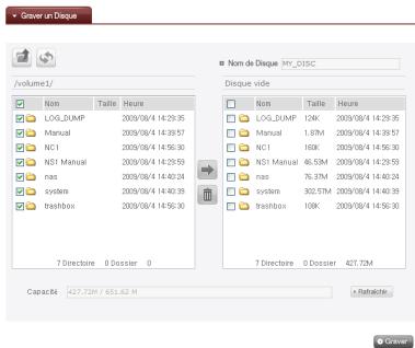 LG N2R1DB2 - Utilisation du menu du Web du LG Network Storage (Utilisateurs Réguliers) - 3