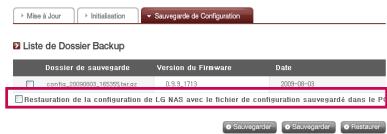 LG N2R1DD1 - [Sauvegardez les paramètres sur le PC et restaurez] - 1