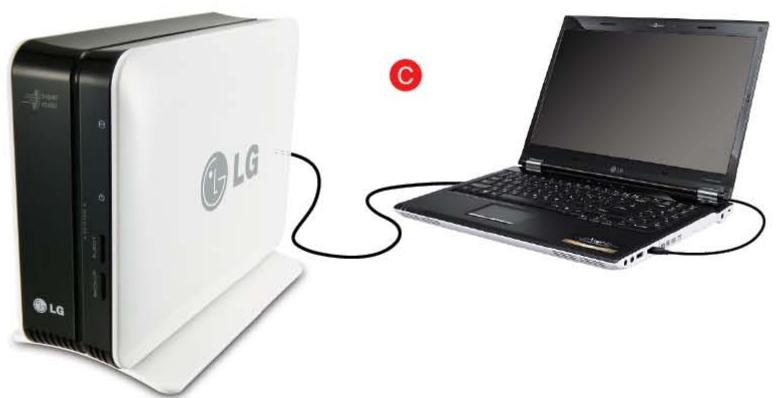 LG NAS N1A1 - Connexion - 2