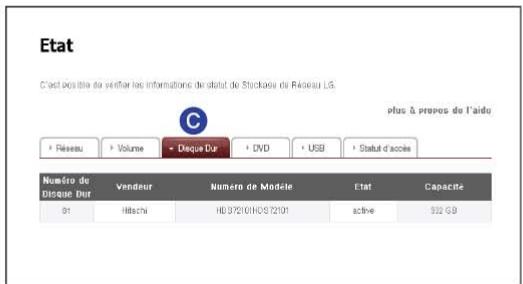 LG NAS N1A1 - Confirmation des états et configuration des informations - 6