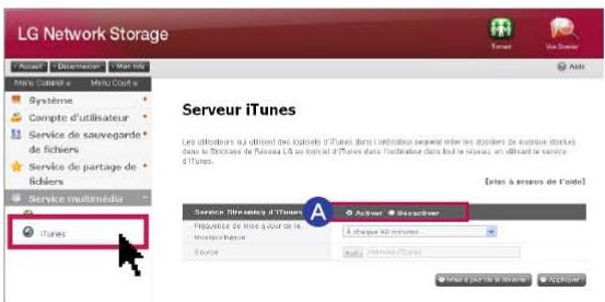 LG NAS N1A1 - 12-2. Service multimedia iTunes - 1