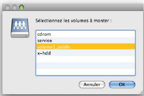 LG NAS N1A1 - Connexion au système d'exploitation MAC - 1