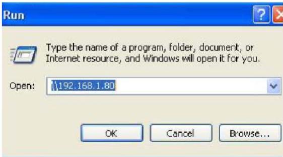 LG NAS N1A1 - Utilisation de la fonction "exécuter" du système d'exploitation windows - 1
