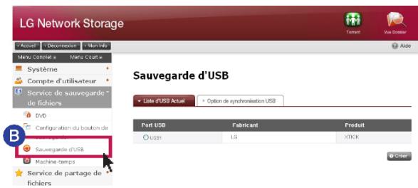 LG NAS N1T1 - Liste des périphériques connectés - 1