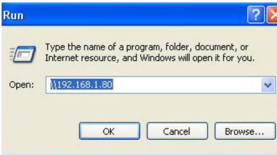 LG NAS N1T1 - Utilisation de la fonction "exécuter" du système d'exploitation windows - 1