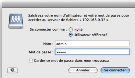 LG NAS N1T1 - Connexion au système d'exploitation MAC - 4