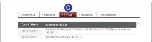 LG NAS N1T1 - 8-13. Configuration du système contrôle d'un journal - 4