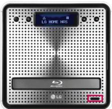 LG NAS N2R1 - Ouvrir/fermer plateau (bouton d'ouverture) - 1