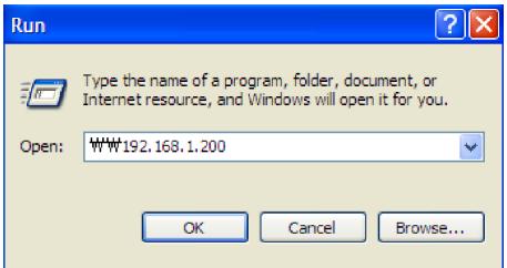 LG NAS N2R1 - Utilisation de la fonction 'exécuter' du système d'exploitation windows - 1