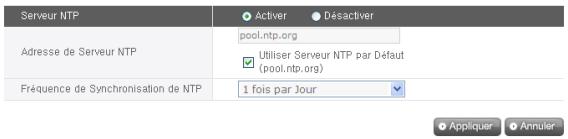 LG NAS N2R1 - Paramétrage du NTP - 1