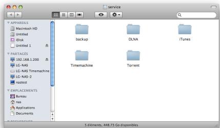 LG NAS N2R1 - Utiliser la fonction «connexion au serveur - 5
