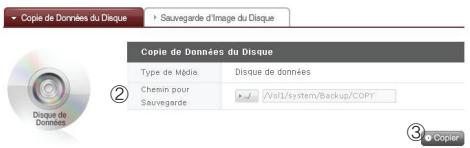 LG NAS N4B1 - Copie de disque de données - stockage des données sur le LG NAS. - 1