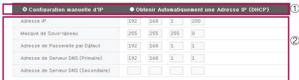 LG NAS N4B1 - Proprietés d'Adresse IP - 1