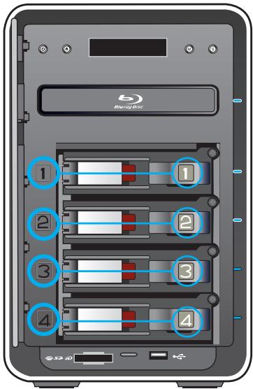 LG NAS N4B1 - Composants de support de disque dur - 6