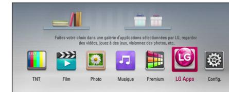 LG HR935D, HR939D - Utiliser les LG Apps - 1