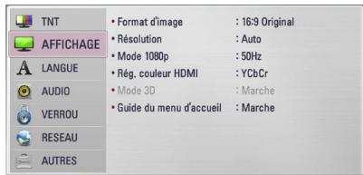 LG HR935D, HR939D - Réglage des paramètres - 2