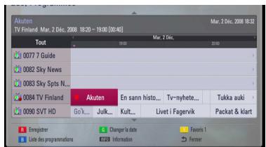 LG HR935D, HR939D - Enregistrement programme (guide des programmes numérique) - 1