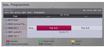 LG HR935D, HR939D - Affichage du Guide des Programmes - 1