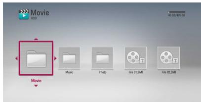 LG HR935D, HR939D - Copie de fichiers et de dossiers du disque dur interne vers un périphérique de stockage USB - 3