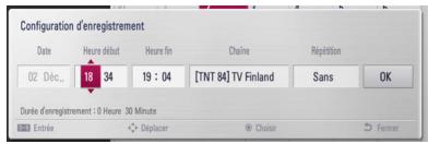 LG HR935D, HR939D - Enregistrement programme (manuel) - 2