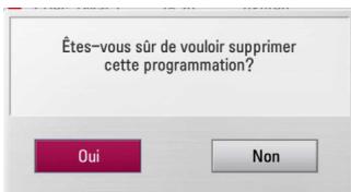 LG HR935D, HR939D - Annulation d'un enregistrementprogrammé - 1