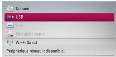 LG HR935D, HR939D - Lecture du content d'un périphérique USB - 4