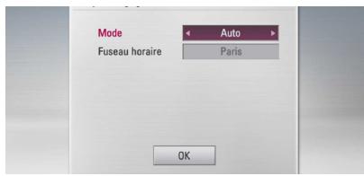 LG HR935D, HR939D - Étape 3. Réglage de l'heure - 1