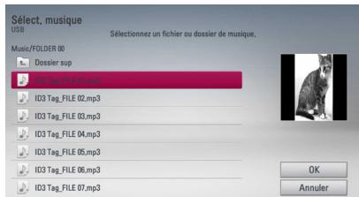 LG HR935D, HR939D - Écoute de musique pendant un diaporama - 3