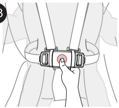 CHICCO ACTIV3 - Comment utiliser la ceinture de sécurité - 1