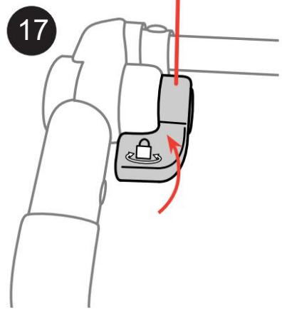 CHICCO ACTIV3 - Verrouiller la roue avant pivotante - 1