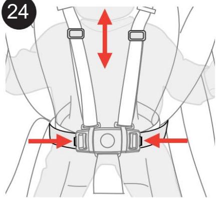 CHICCO ACTIV3 - Comment utiliser la ceinture de sécurité - 1