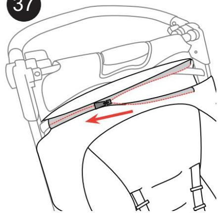 CHICCO ACTIV3 - Comment retirer le tissu du siège - 1
