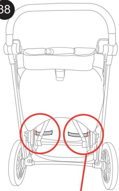 CHICCO ACTIV3 - Comment retirer le tissu du siège - 1