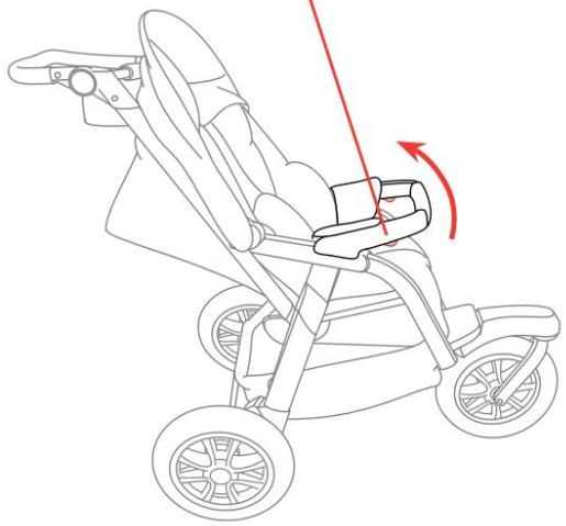 CHICCO ACTIV3 - Pour retirer la barre de protection - 2