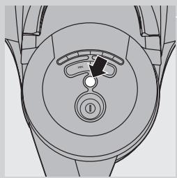 PHILIPS FC9222 & FC 9222 - Utilisation du bouton de nettoyage du filtre - 1