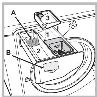 HOTPOINT AQD970L 49 EU - TIROIR a produits lessiviels - 2
