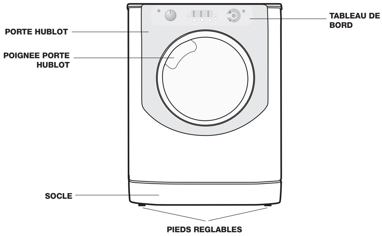 HOTPOINT AQD970L 49 EU - Ouverture manuelle de la porte-hublot - 4