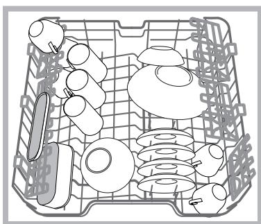 HOTPOINT LSB 7M121 W EU & LSB 7M121 B EU - Panier supérieur - 1