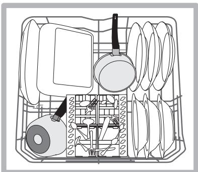 HOTPOINT LSB 7M121 W EU & LSB 7M121 B EU - Panier inférieur - 2