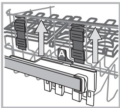 HOTPOINT LSB 7M121 W EU & LSB 7M121 B EU - Régler la hauteur du panier supérieur - 1