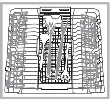 HOTPOINT LSB 7M121 W EU & LSB 7M121 B EU - Plateau range-couverts - 1