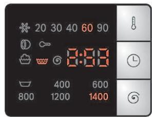 BOSCH MAXX 7 - Zone d'affichage / Touches d'options - 8